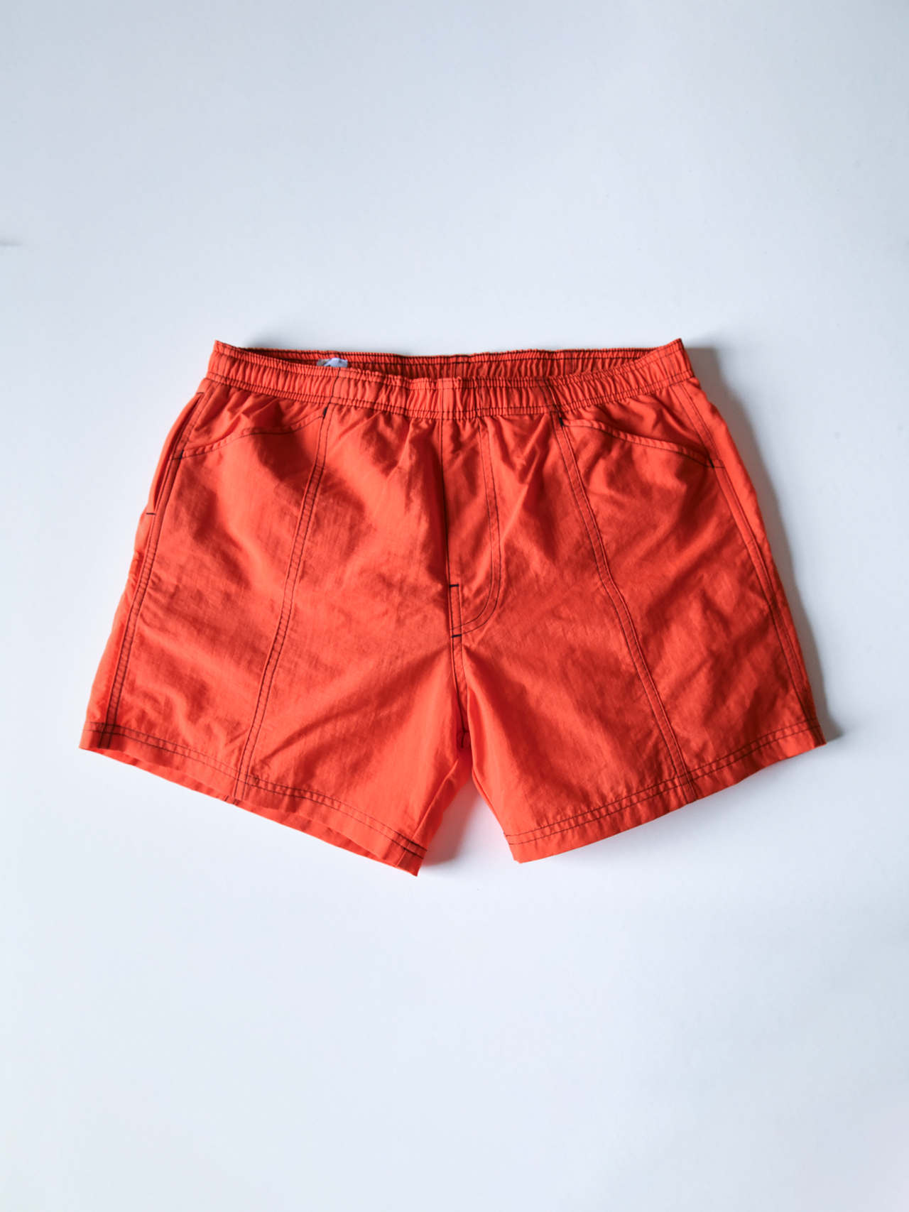 Foam Swim Trunk in Tangerine