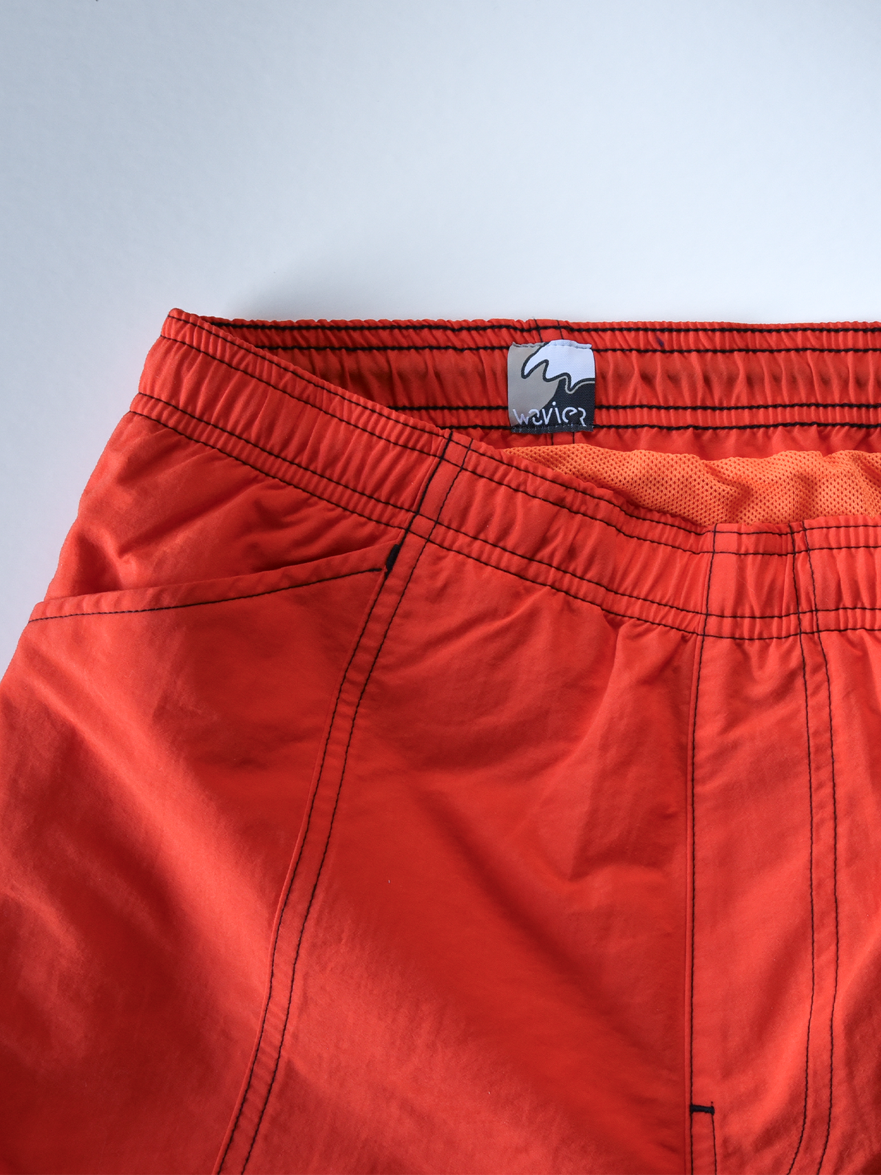 Foam Swim Trunk in Tangerine